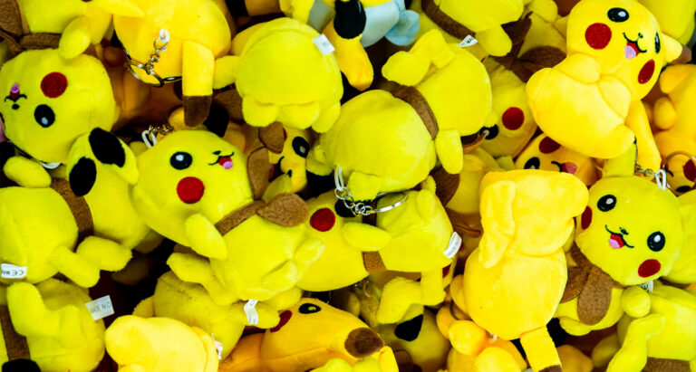 A lot of Pikachu Plushies